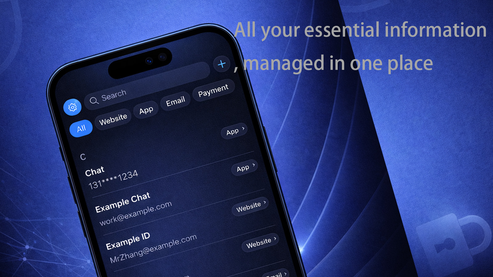 VaultLib app preview home screen
